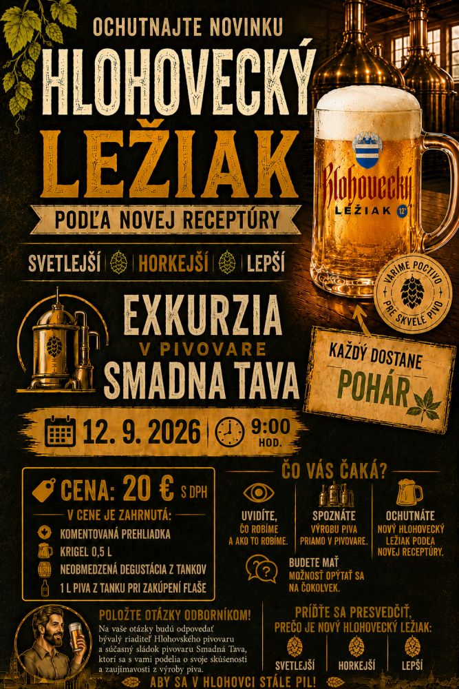 Exkurzia 12.9.2026 o 9:00