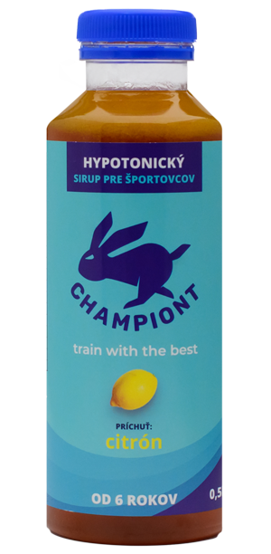 CHAMPIONT  Hypotonický sirup s príchuťou citrón