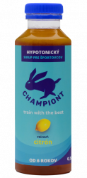 CHAMPIONT  Hypotonický sirup s príchuťou citrón