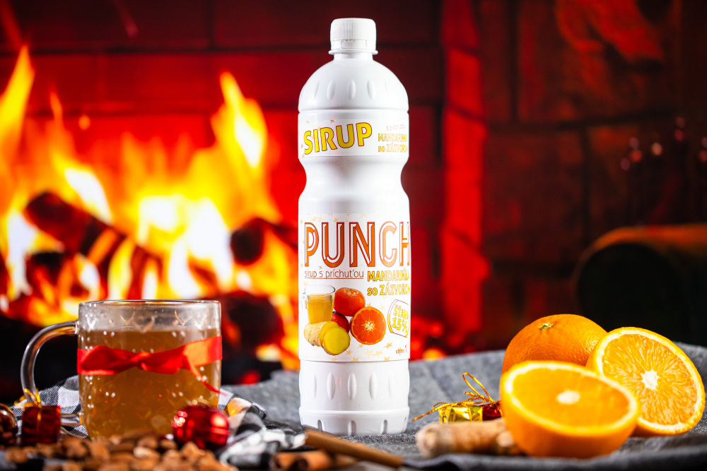 Sirup Punch Mandarinka - Zázvor so šťavou